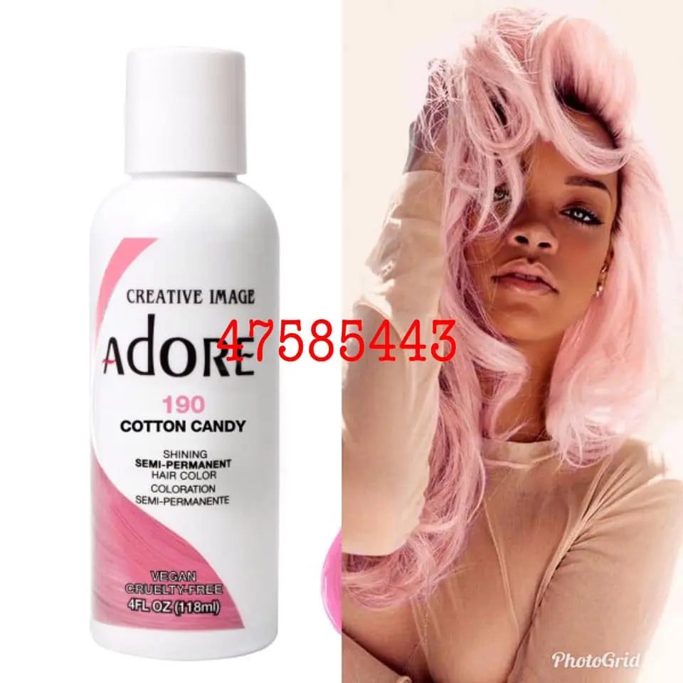 Coloration de cheveux Semi-Permanent ADORE N 190