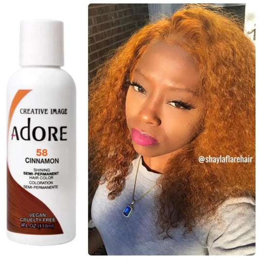 Coloration de cheveux Semi-Permanent ADORE N58