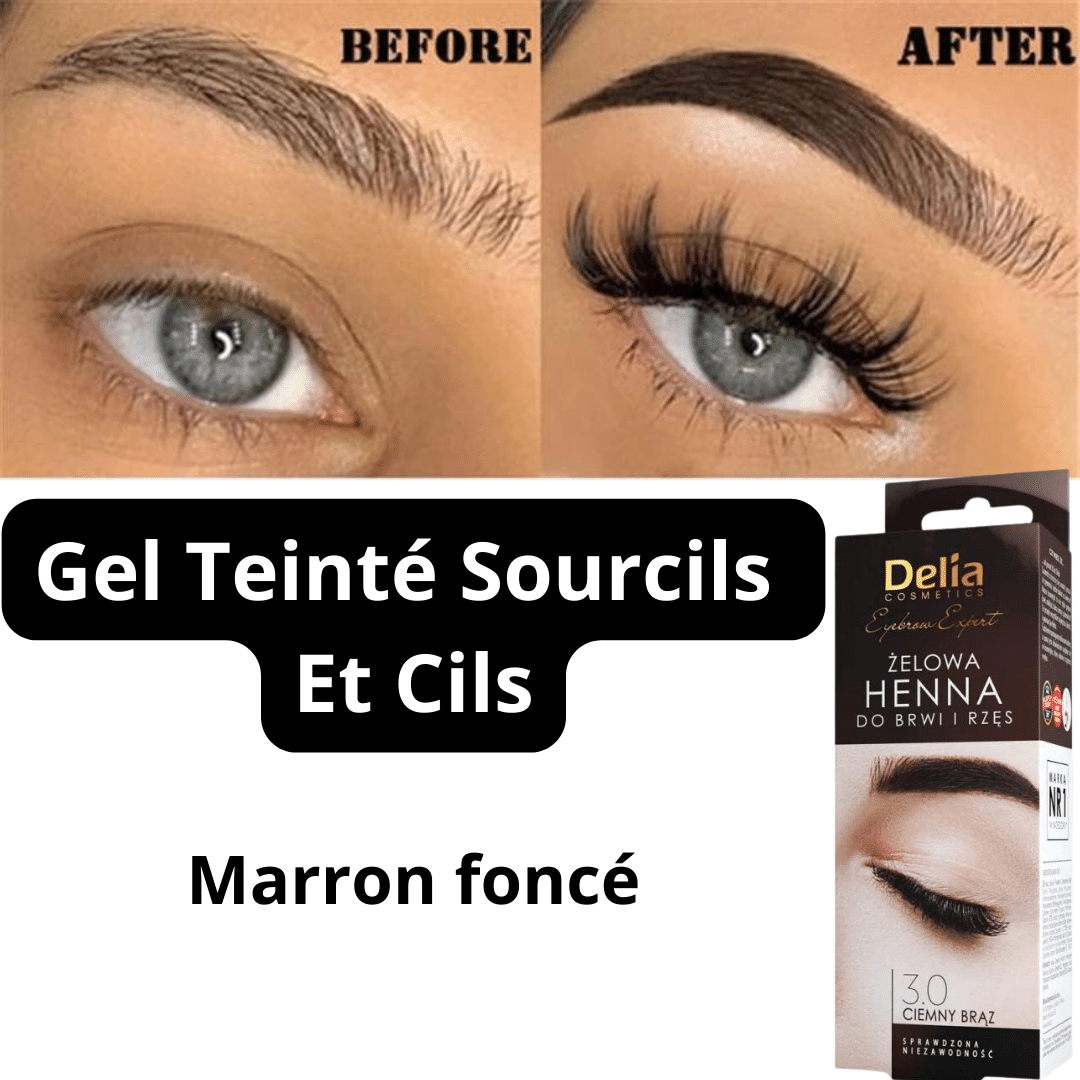 Dalia Gel Teinté Sourcils & Cils ProColor 3.0 Marron Fonce delia
