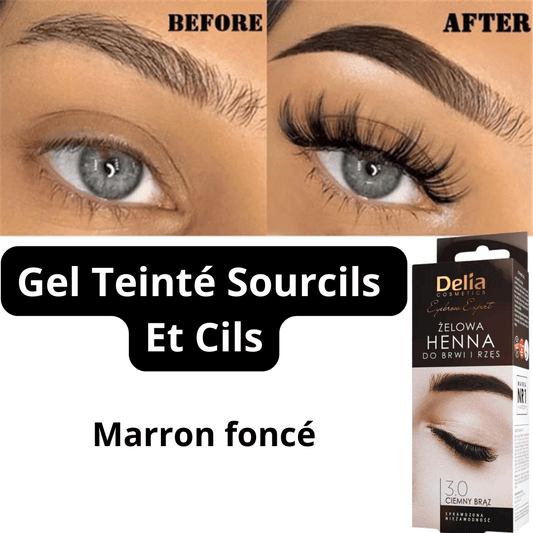 Dalia Gel Teinté Sourcils & Cils ProColor 3.0 Marron Fonce delia
