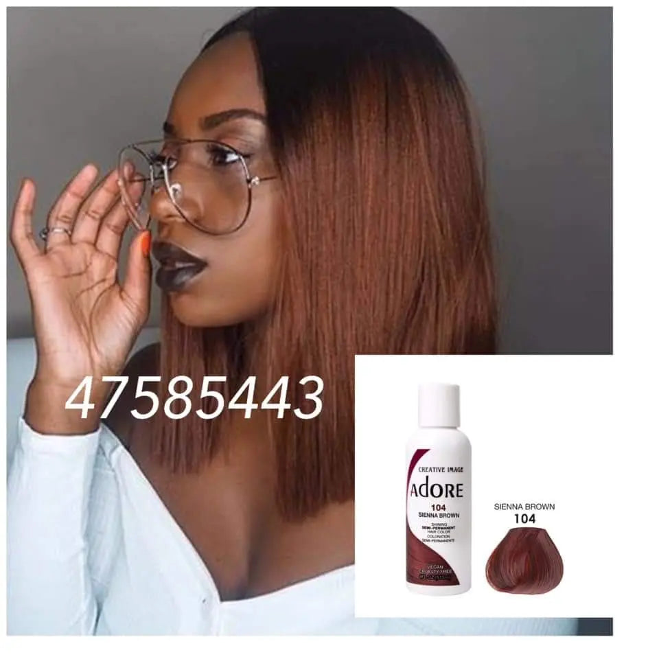Coloration pour Cheveux Semi-Permanent ADORE N 104