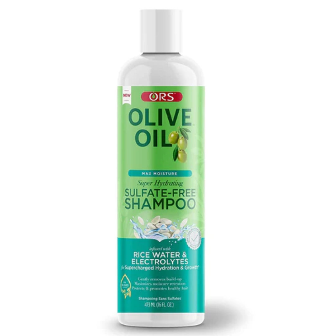 Ors Shampoing Hydratant a l'eau de Riz et d'électrolyte 473 Ml ORS