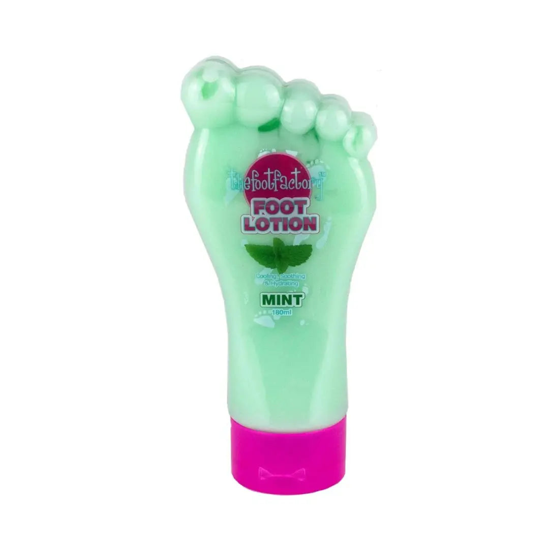 The Foot Factory Lotion pour pieds à la menthe poivrée 180 ml Face Facts